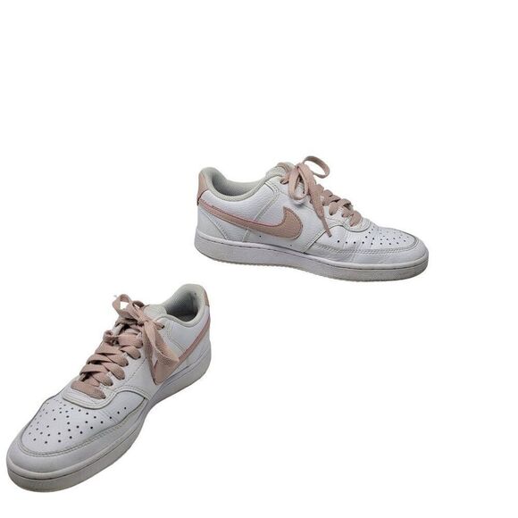 Nike Retro 80s Court Vision Low Next Nature Sneaker 6 White Vegan Streetwear - Picture 7 of 11